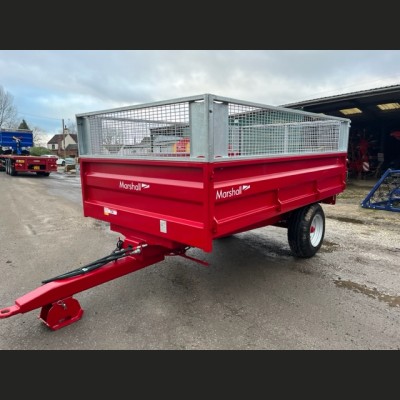 New Marshall S4 10' x 6' Dropside Tipper Trailer